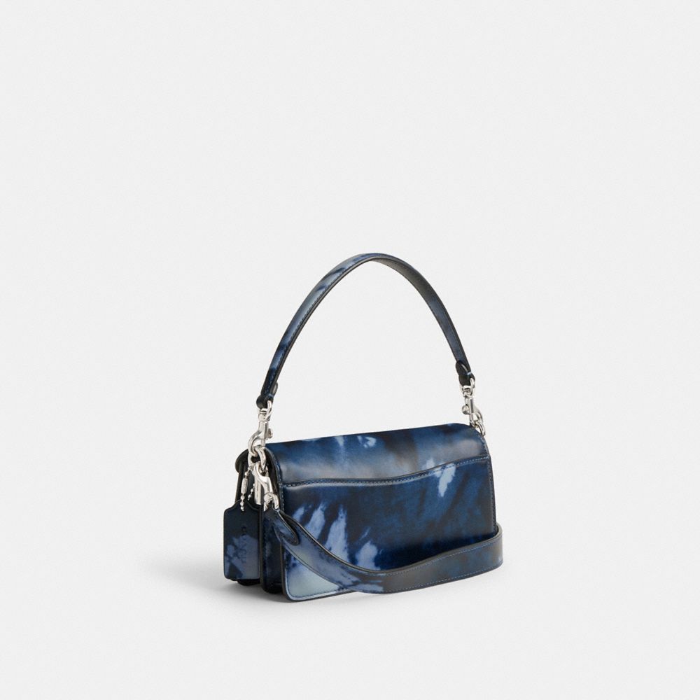 Coach Tabby Shoulder Bag 20 With Tie Dye Print Prateadas Azul Marinho | COH865363