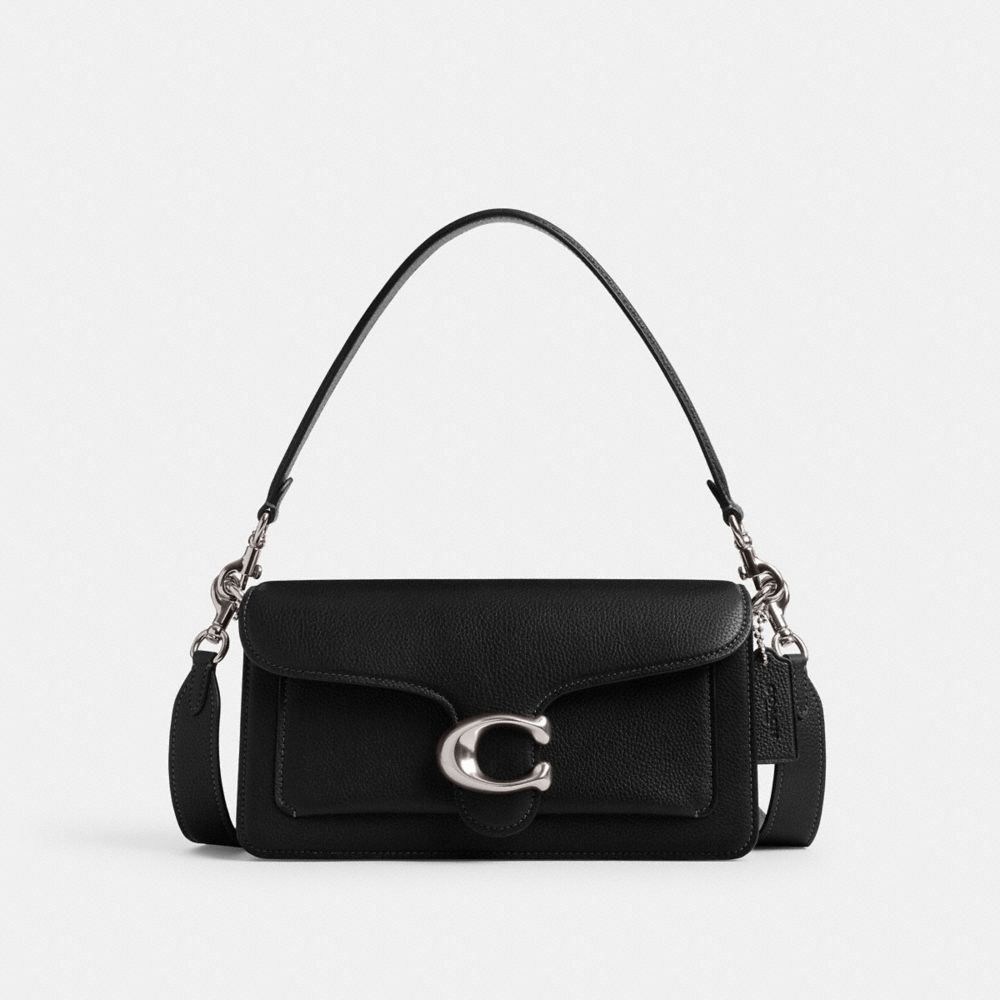 Coach Tabby Shoulder Bag 26 Prateadas Pretas | COH864761