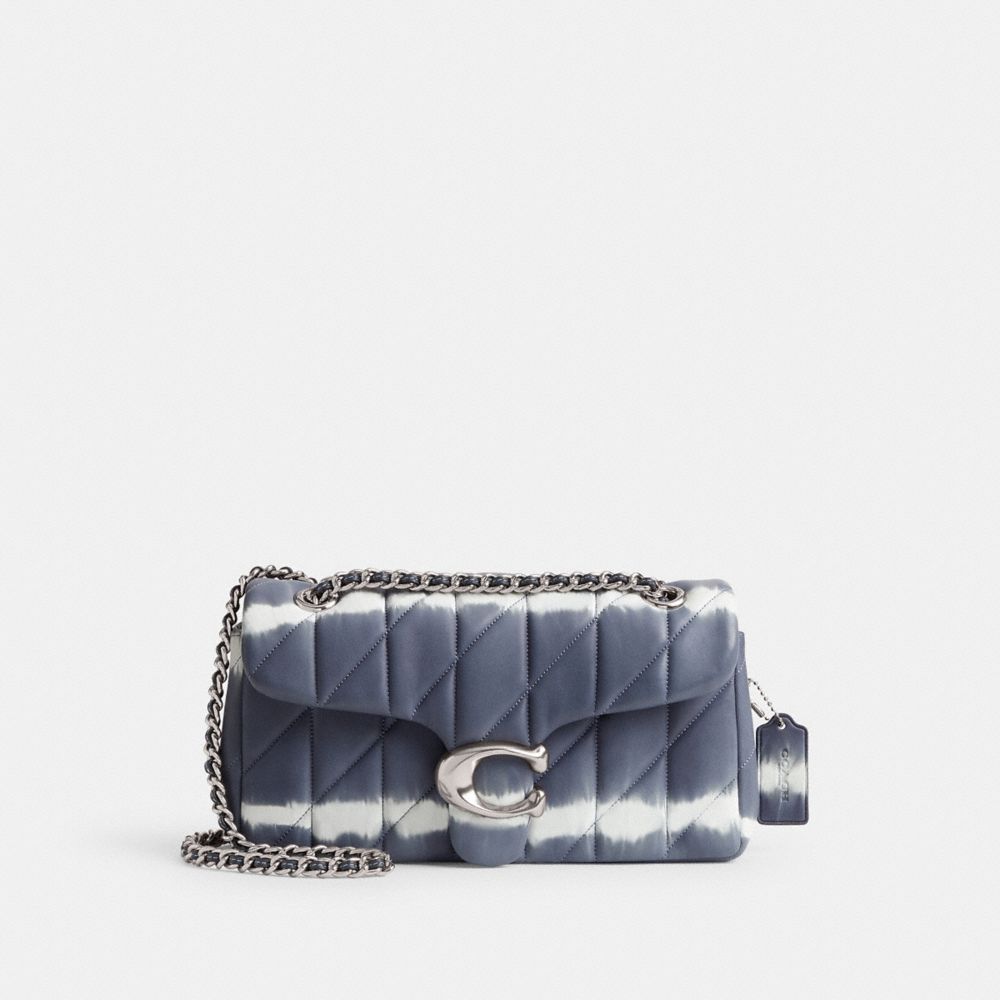 Coach Tabby Shoulder Bag 26 With Quilting And Tie Dye Prateadas Azul Marinho | COH864901