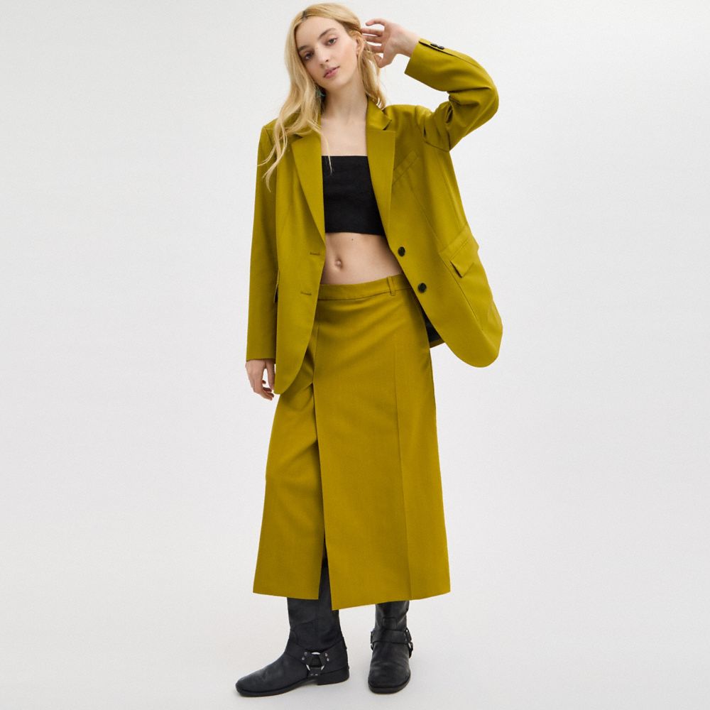 Coach Tailored Blazer Verdes | COH865935