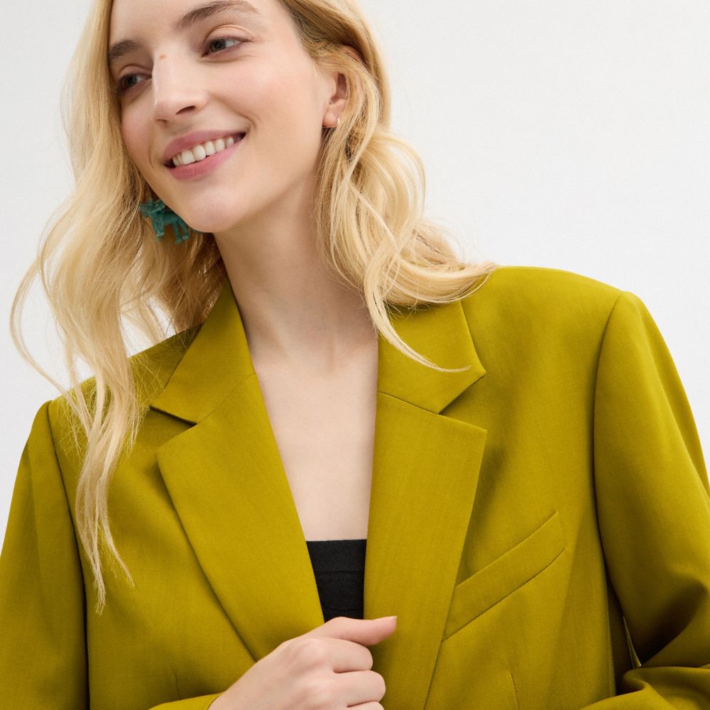 Coach Tailored Blazer Verdes | COH865935
