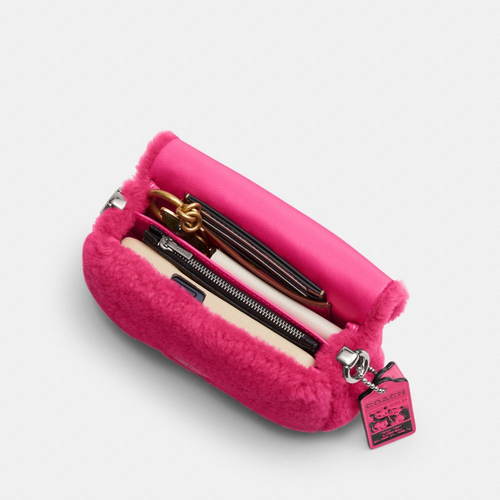 Coach The Lil Nas X Drop Tabby Shoulder Bag 18 In Shearling Prateadas Azuis | COH864804