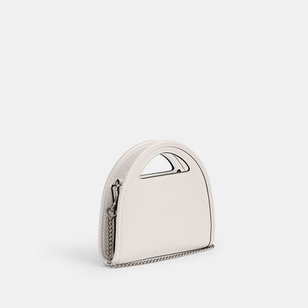 Coach Top Handle Card Case Prateadas | COH865537