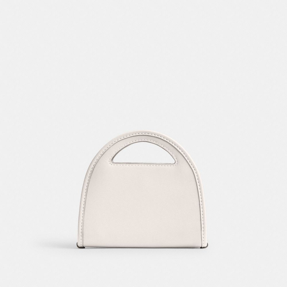 Coach Top Handle Card Case Prateadas | COH865537