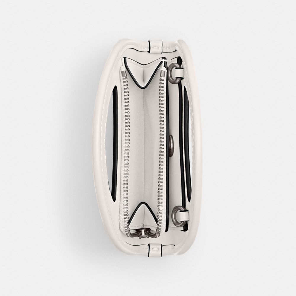 Coach Top Handle Card Case Prateadas | COH865537