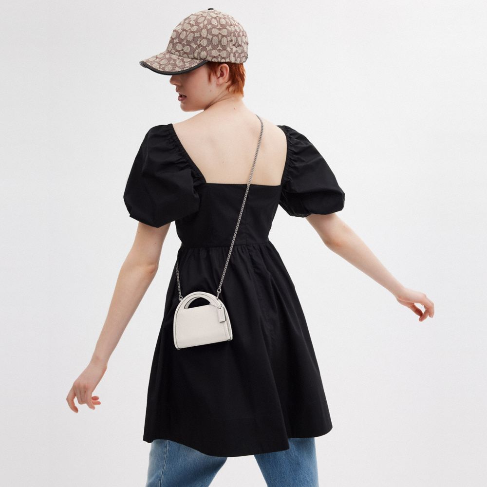 Coach Top Handle Card Case Prateadas | COH865537