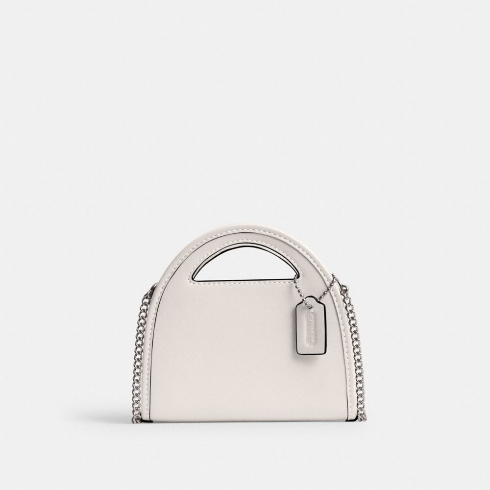Coach Top Handle Card Case Prateadas | COH865537