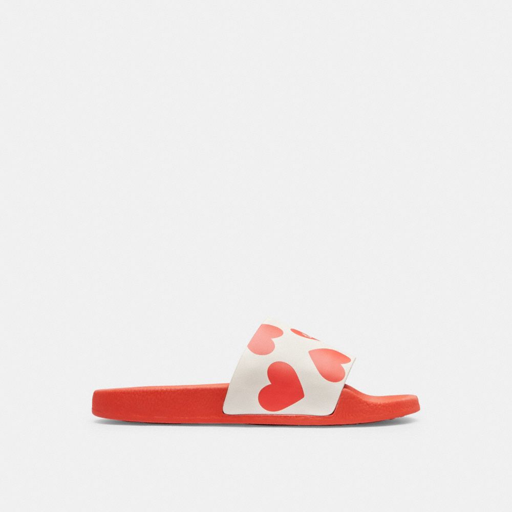 Coach Udele Sport Slide With Valentine'S Print Vermelhas | COH865891