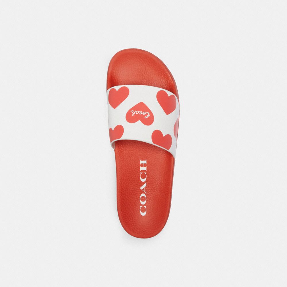 Coach Udele Sport Slide With Valentine'S Print Vermelhas | COH865891