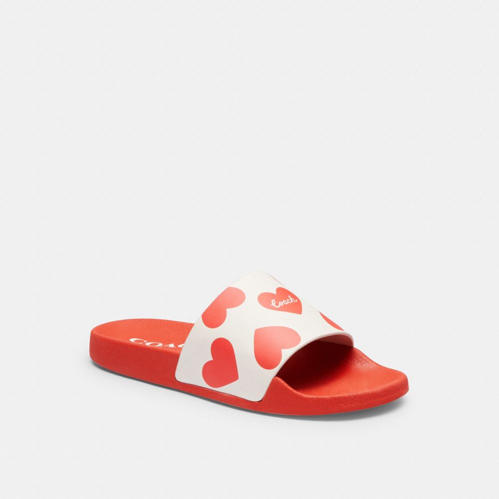 Coach Udele Sport Slide With Valentine'S Print Vermelhas | COH865891
