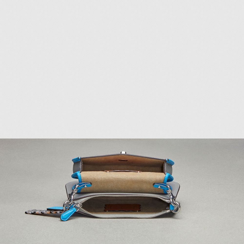 Coach Wavy Double Pouch Bag Cinzentas Azuis | COH864791