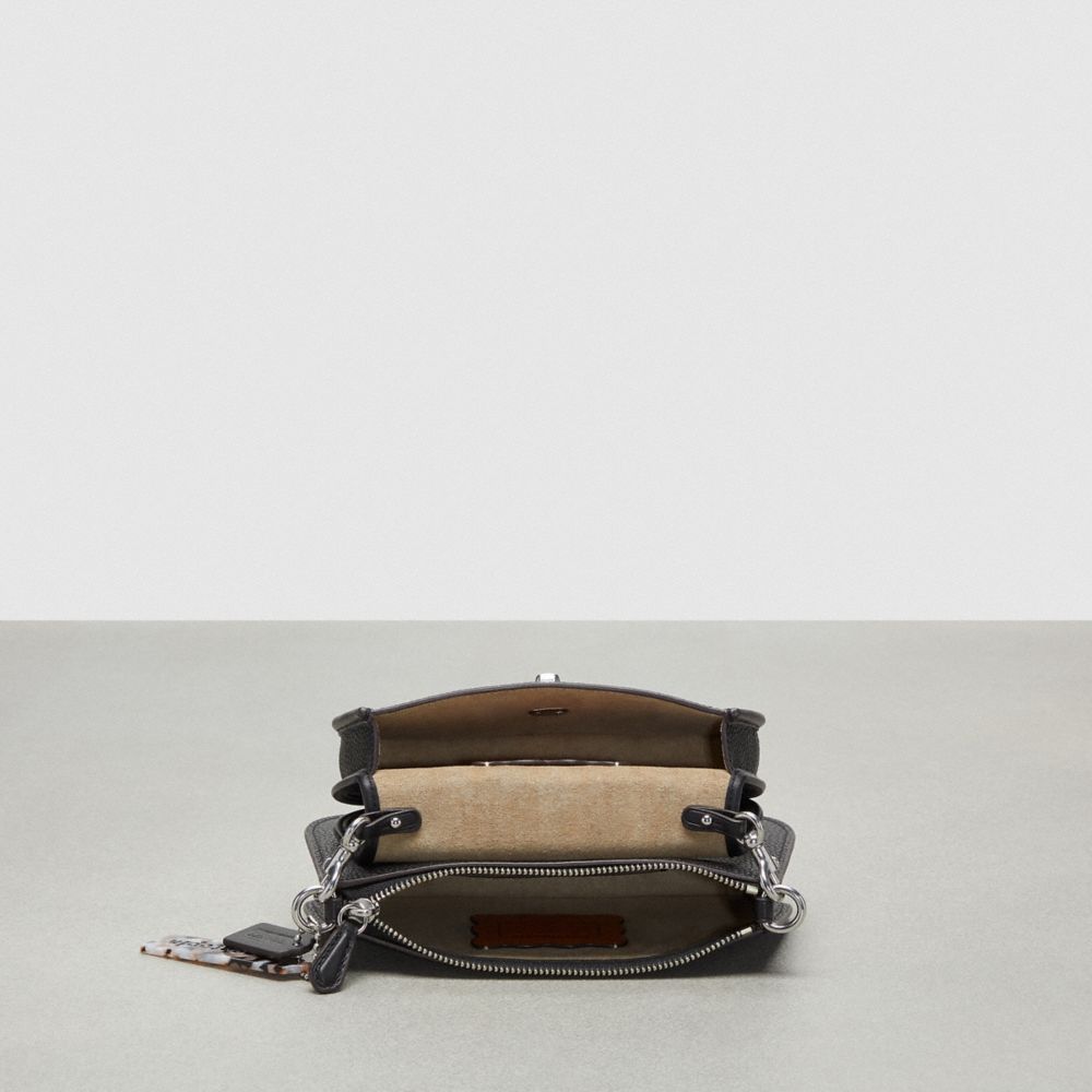 Coach Wavy Double Pouch Bag Pretas | COH864757
