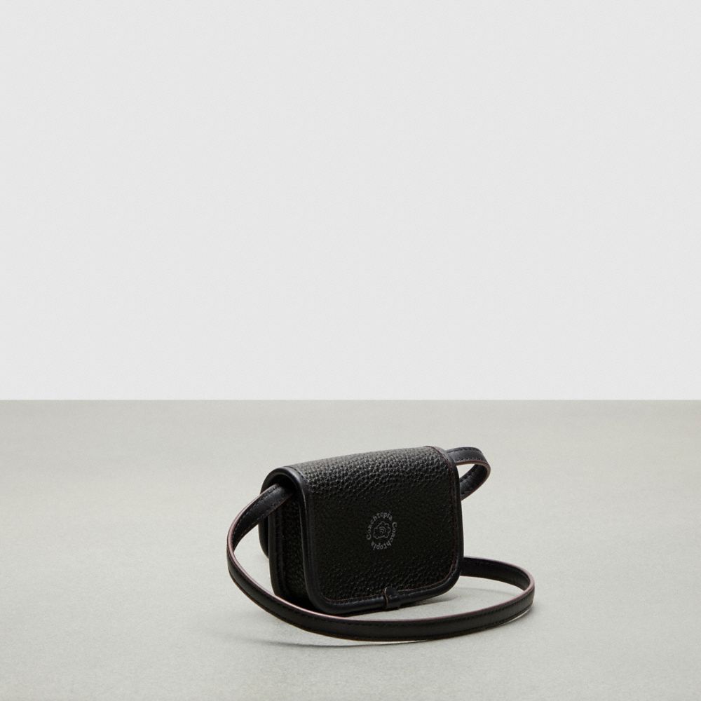 Coach Wavy Wallet With Crossbody Strap Pretas | COH865592