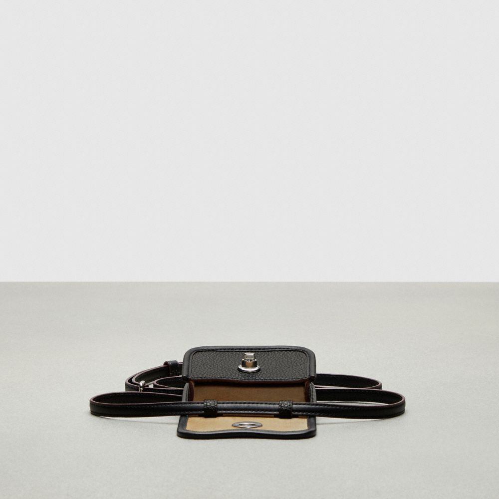 Coach Wavy Wallet With Crossbody Strap Pretas | COH865592