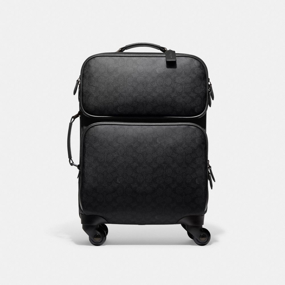 Coach Wheeled Carry On In Signature Canvas Cinzentas | COH866650