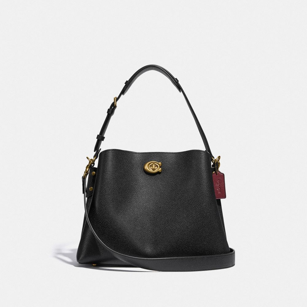 Coach Willow Shoulder Bag Pretas | COH864950