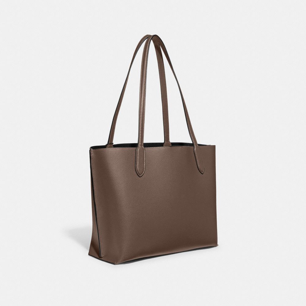 Coach Willow Tote Bag Cinzentas Escuro | COH865015