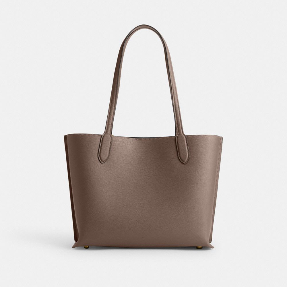 Coach Willow Tote Bag Cinzentas Escuro | COH865015