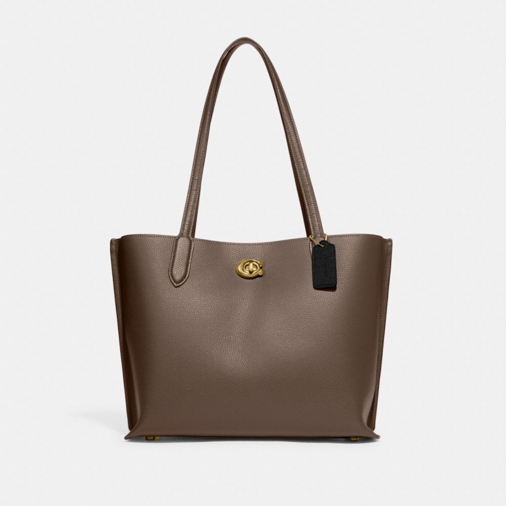 Coach Willow Tote Bag Cinzentas Escuro | COH865015