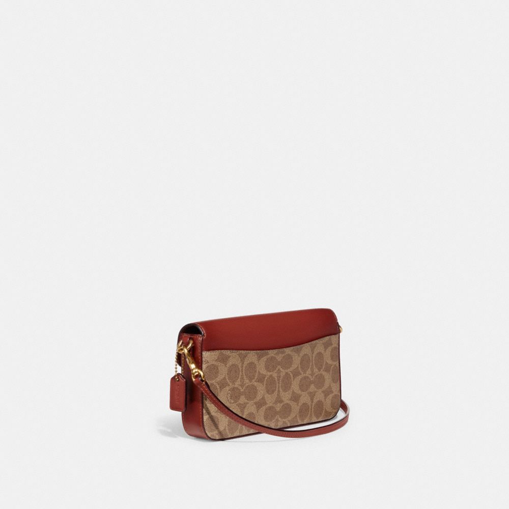 Coach Wyn Crossbody Bag In Signature Canvas Marrom Vermelhas | COH865325