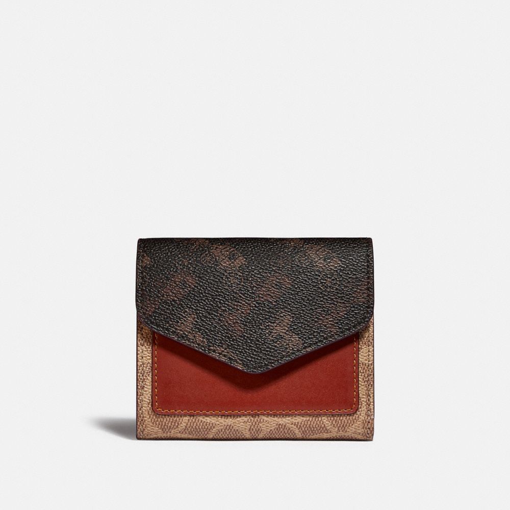 Coach Wyn Small Wallet With Horse And Carriage Print Marrom Vermelhas | COH865605